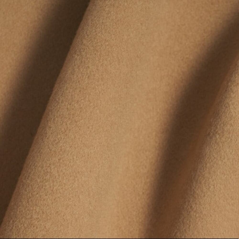 Theory Long Clairene Tan Wool Cashmere Sleeveless Belted Coat Size Petite - Picture 4 of 12